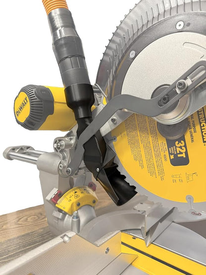 Improved Dust Collection Port for DeWalt DWS779 & DWS780 Miter Saws by Unknown