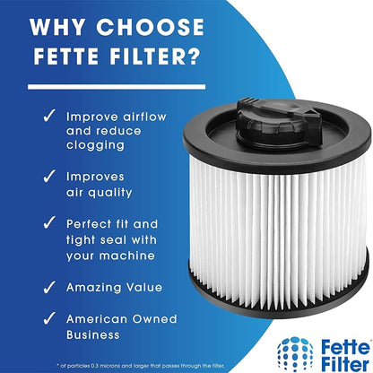 Fette Filter - DXVC4001 HEPA Filter Compatible - Pack of 2 - Image 3