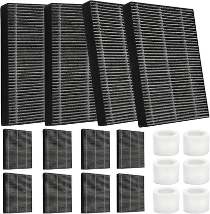 DerBlue 12pcs Wick Replacement Filter and 6pcs Top Fill Humidifier Replacement by HOME