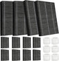 DerBlue 12pcs Wick Replacement Filter and 6pcs Top Fill Humidifier Replacement by HOME