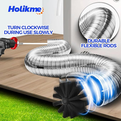 Holikme 50Feet Dryer Vent Cleaner Kit - Image 2