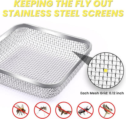 SheeChung RV Furnace Vent Screen, Flying Insect Screen Water Heater Cover - Image 3