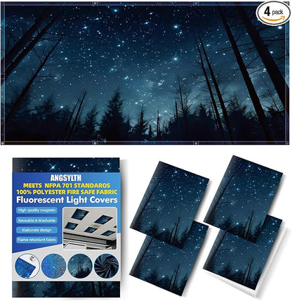 4 Pcs Fluorescent Light Covers by ANGSYLTH
