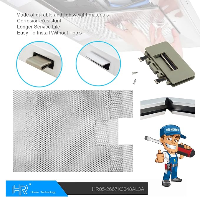 Updated W10169961A Range Hood Filter, Stove Vent Filter, Fits Whirlpool - Image 9