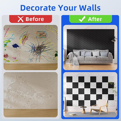 12 Pack Acoustic Panels with Self Adhesive, Soundproof Wall Panels, Brick Sound - Image 7