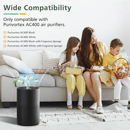 2 Pack AC400 Air Purifiers Replacement Filter - Image 2