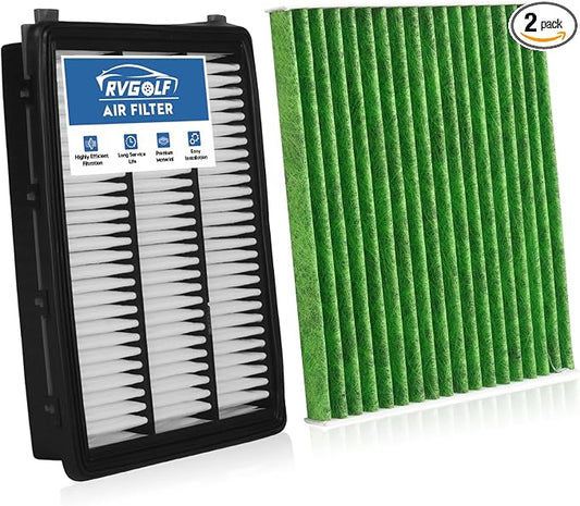 Engine+Cabin Air Filters Kit Fit by RVgolf