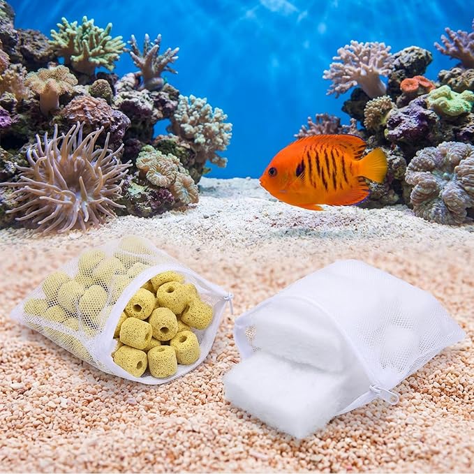 20Pcs Media Bags for Aquarium Fine Mesh Bag Aquarium Filter Media Bags - Image 4