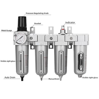 NANPU 3/4" NPT Industrial Grade 4 Stage Air Drying System - Image 3