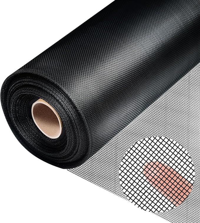 304 Stainless Steel Mesh, 24in x 10ft, 22 Mesh, Sturdy Metal Screen Roll by Unknown