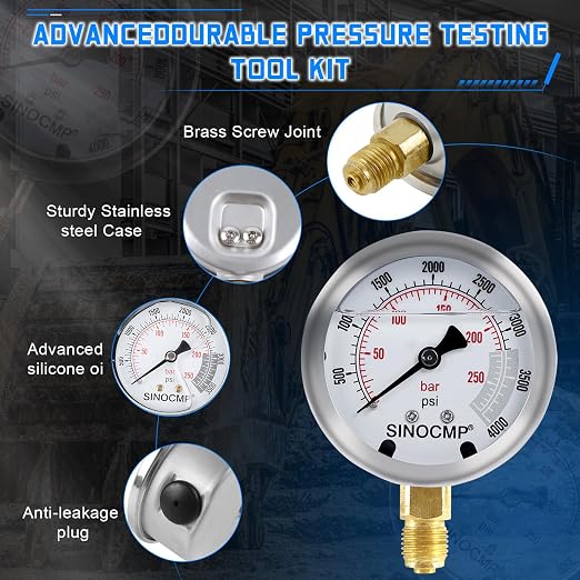 SINOCMP Hydraulic Pressure Test Kit - Image 7