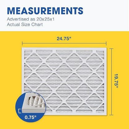 Aerostar 20x25x1 MERV 13 Air Filter, ACTUAL SIZE, Air Conditioning & Furnace - Image 5