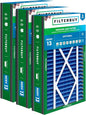 Filterbuy 16x25x5 Air Filter MERV 13 Optimal Smoke & Allergy Defense, by Filterbuy