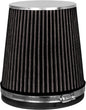 BLACK 6" 152 mm Inlet Short Truck Air Cone Replacement Performance Washable by RtunesRacing
