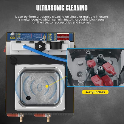 AUTOOL Automotive Motorcycle 4 Cylinder Ultrasonic Wave Injector Cleaner Petrol - Image 3