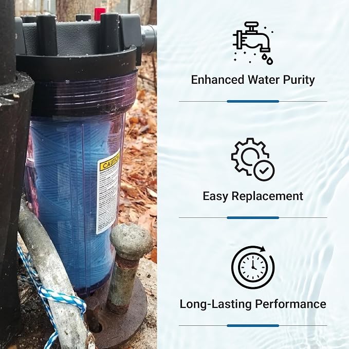The Sulfur Eliminator Iron Buster Replacement Well Water Filter, Designed - Image 4