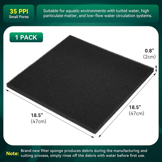 Borlech Aquarium Bio Filter Sponge Pad - Image 9