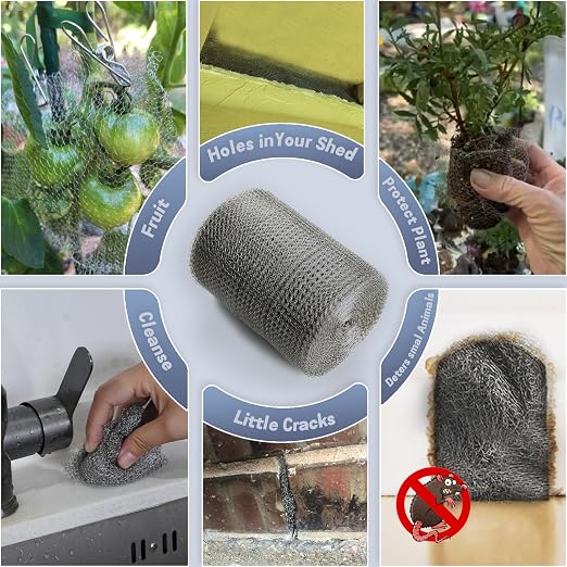 5" X 30 ft 304 Stainless Steel Mesh, Wire Mesh - Image 5