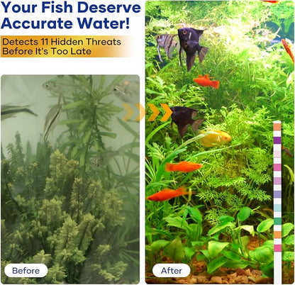 11 in 1 - Aquarium Test Strips | 950 Tests - 150 Strips | Fish Tank Aquariums - Image 5