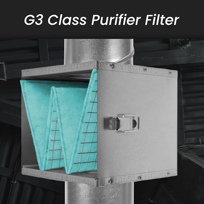 Repa Market 6" Duct Air Filter Box – Galvanized Steel Inline Dryer Filter - Image 6