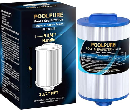 POOLPURE Replacement Filter for PMAX50P4, Unicel 5CH-35, Filbur FC-0300 by POOLPURE