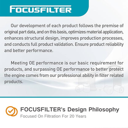 FOCUSFILTER 12583470 OEM Grade Oil Filter Housing Cover Cap, - Image 9