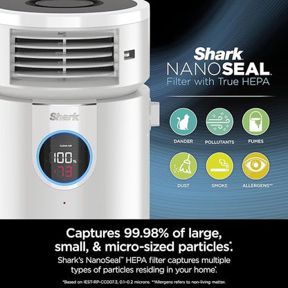 Shark 3-in-1 Clean Sense Air Purifier, Heater & Fan, HEPA Filter, 500 Sq Ft - Image 4