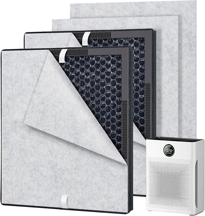 2 Pack PR1 Replacement Filter for Mooka Mode PR1 Air Purifier, H13 True HEPA by XBGGFilters