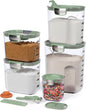 ProKeeper+ Airtight Food Storage Container Set – Clear Plastic Flour and Sugar by Unknown