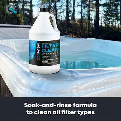 AquaDoc Spa & Hot Tub Filter Cleaner Soak - 64oz - Pool Filter Cleaner & - Image 3
