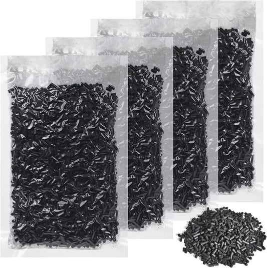 4 Packs 210g Odor Absorbing Activated Carbon Filter Refills by FCFMY