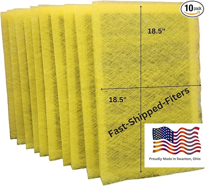 Fast-Shipped-Filters 10 Pack 20x21 Replacement Filter Pads Compatible by Unknown