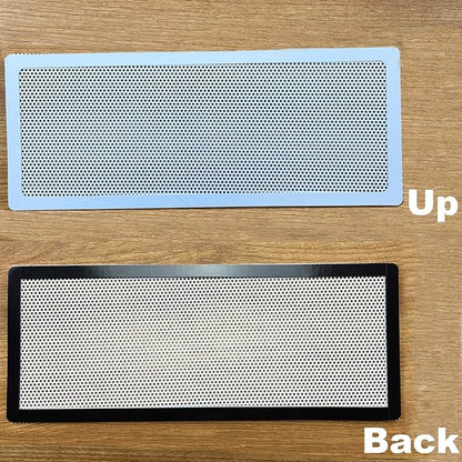 White Floor Register Vent Screen Cover 4"x12" Magnetic - Image 5