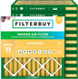 Filterbuy 14x14x2 Air Filter MERV 11 Superior Pet & Allergy Defense, by Filterbuy
