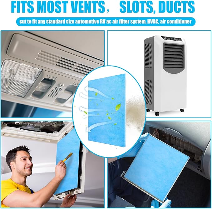 Frienda 12 x 120 Inch Merv 6 Reusable Air Vent Filter Cut to Size Electrostatic - Image 4