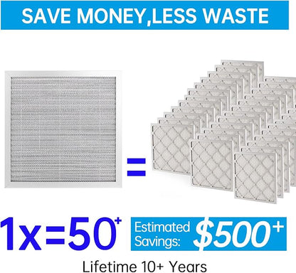 UBeesize 14x14x1 Reusable Electrostatic Air Filter HVAC AC Furnace Filter - Image 2