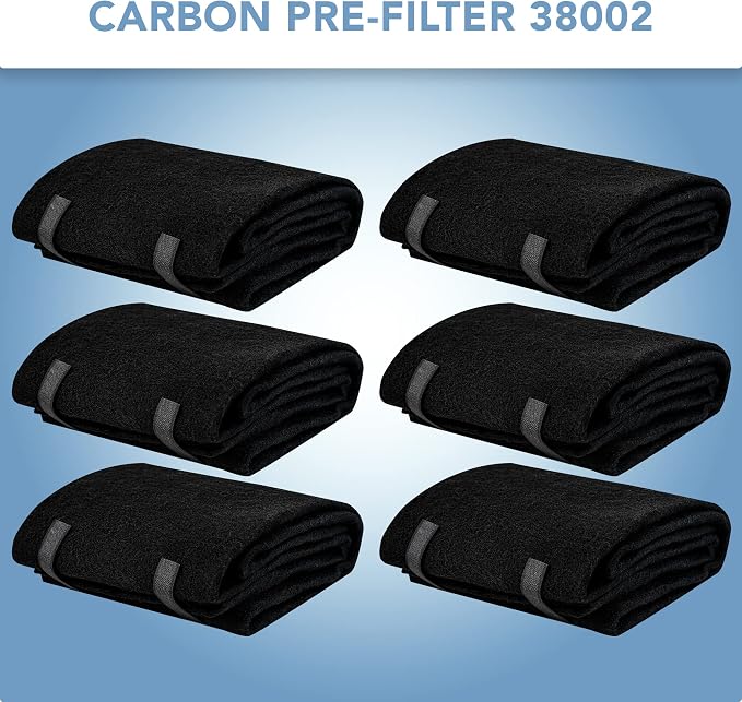 CFS – Pack of 6, Premium Cut-to-Fit Activated Carbon Pre-Filter Pad Compatible - Image 2