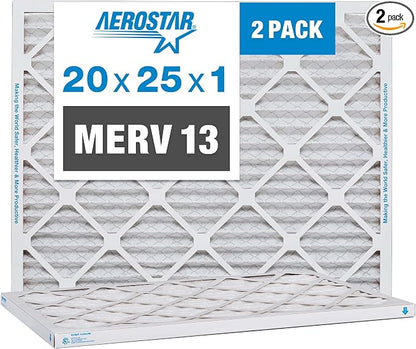 20x25x1 AC and Furnace Air Filter by Aerostar by AirFiltersDelivered