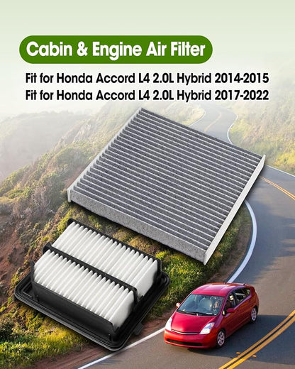 Cabin Air Filter Replace CF10134 & Engine Air Filter Replace CA11399 Compatible - Image 2