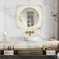 LUVODI Lighted LED Bathroom Mirror: 28”x32” Transparent Wall Mounted Vanity by LUVODI
