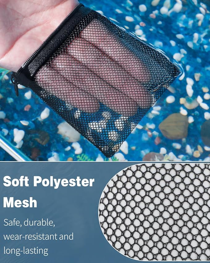 Pawfly 8 Pack Aquarium Filter Media Bags, Fish Tank Fine Mesh Bag - Image 6
