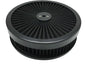 X-AVION Full Flow Round 9''X2'' Air Filter Assembly Kit Black Washable and by X-AVION