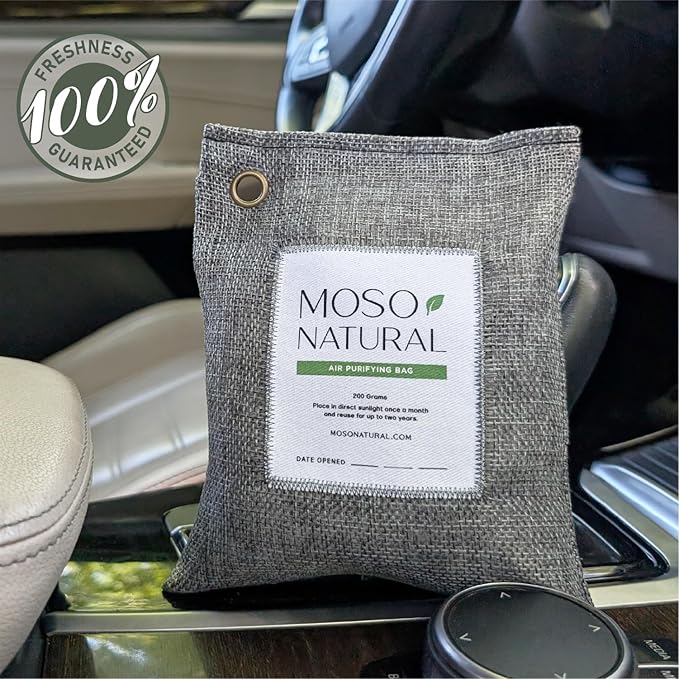 Moso Natural Air Purifying Bag 200g HGTV Editor's Pick | Premium Bamboo - Image 3