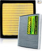 Engine & Cabin Air Filter Kit for Outback, Impreza 2.0L Only, Legacy 2020+ by COCOAUTO