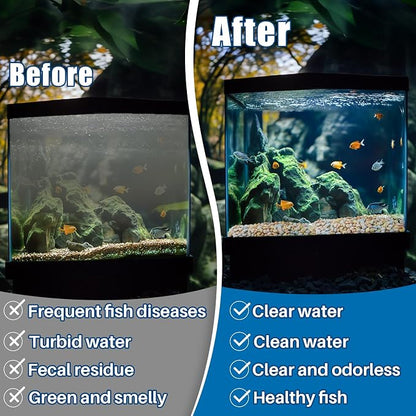 MAQIHAN Aquarium Bio Filter Media - 300g Ceramic Rings Balls - Image 4