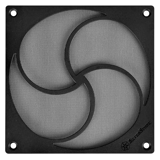 Silverstone Technology FF144 HiFlow Magnetic 140mm Fan Filter, SST-FF144B by SilverStone