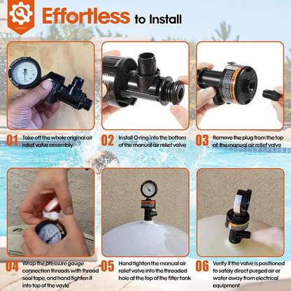 98209800 High Flow Manual Relief Valve/Air Relief Manual Valve Assembly - Image 5