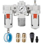 NANPU 1/2" NPT Air Filter, Regulator & Lubricator Combo by NANPU