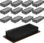 12 Pack Floor Register Cover Trap 4 X 12 Inch Vent Screen Net Black Air Vent by LOSYHU