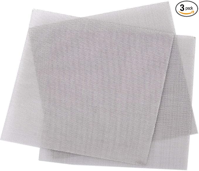 LTKJ 3pcs Stainless Steel 50 Mesh Micron True Filtration Screen Fine Wire by Unknown